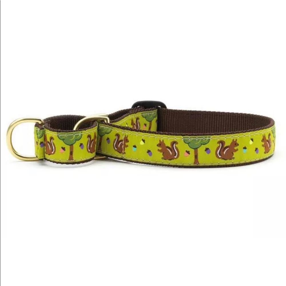 NWOT Dog Martingale Collar Squirrels, Sz XS